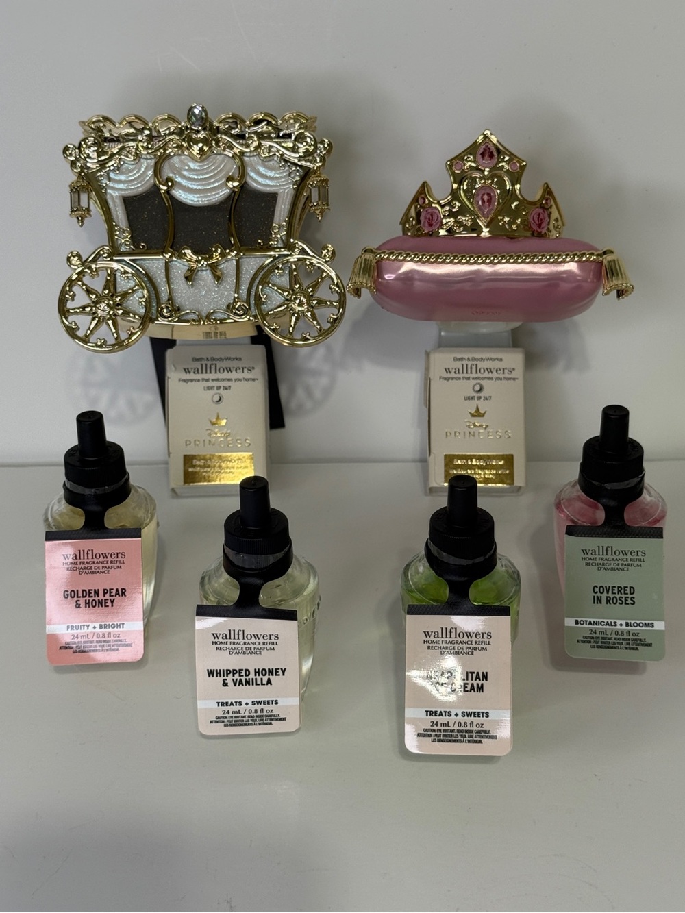 Bath & Body Works Disney Princess Wallflower Plug-In holders & Refill Bundle